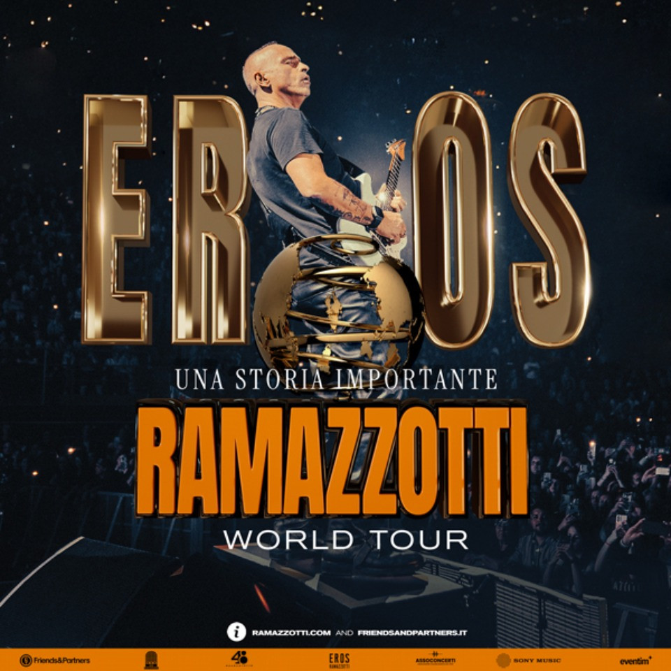 foto EROS RAMAZZOTTI | POSTICIPATI AL 2027 GLI SHOW  DEL TOUR USA & LATINO AMERICA