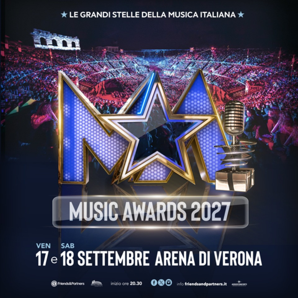 foto MUSIC AWARDS 2027 | ANNUNCIATE LE DATE DELL'EDIZIONE 2027