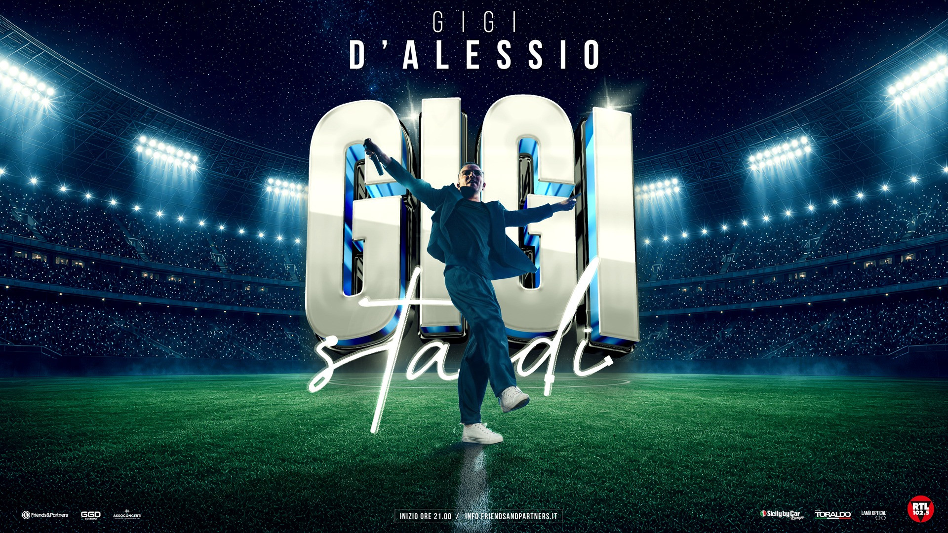 foto GIGI D'ALESSIO | ANNUNCIA NUOVI APPUNTAMENTI NEL 2027